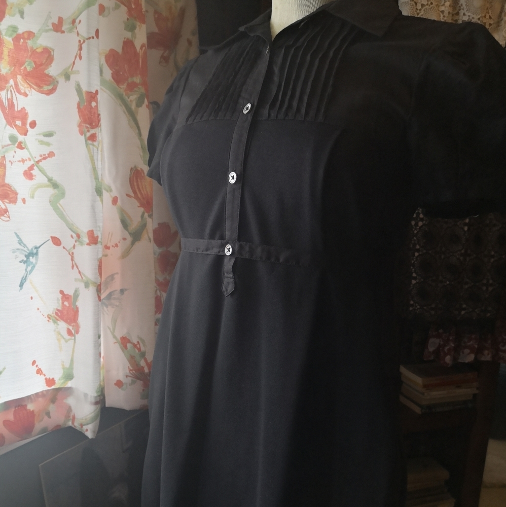 Theory Kaia Black Dress